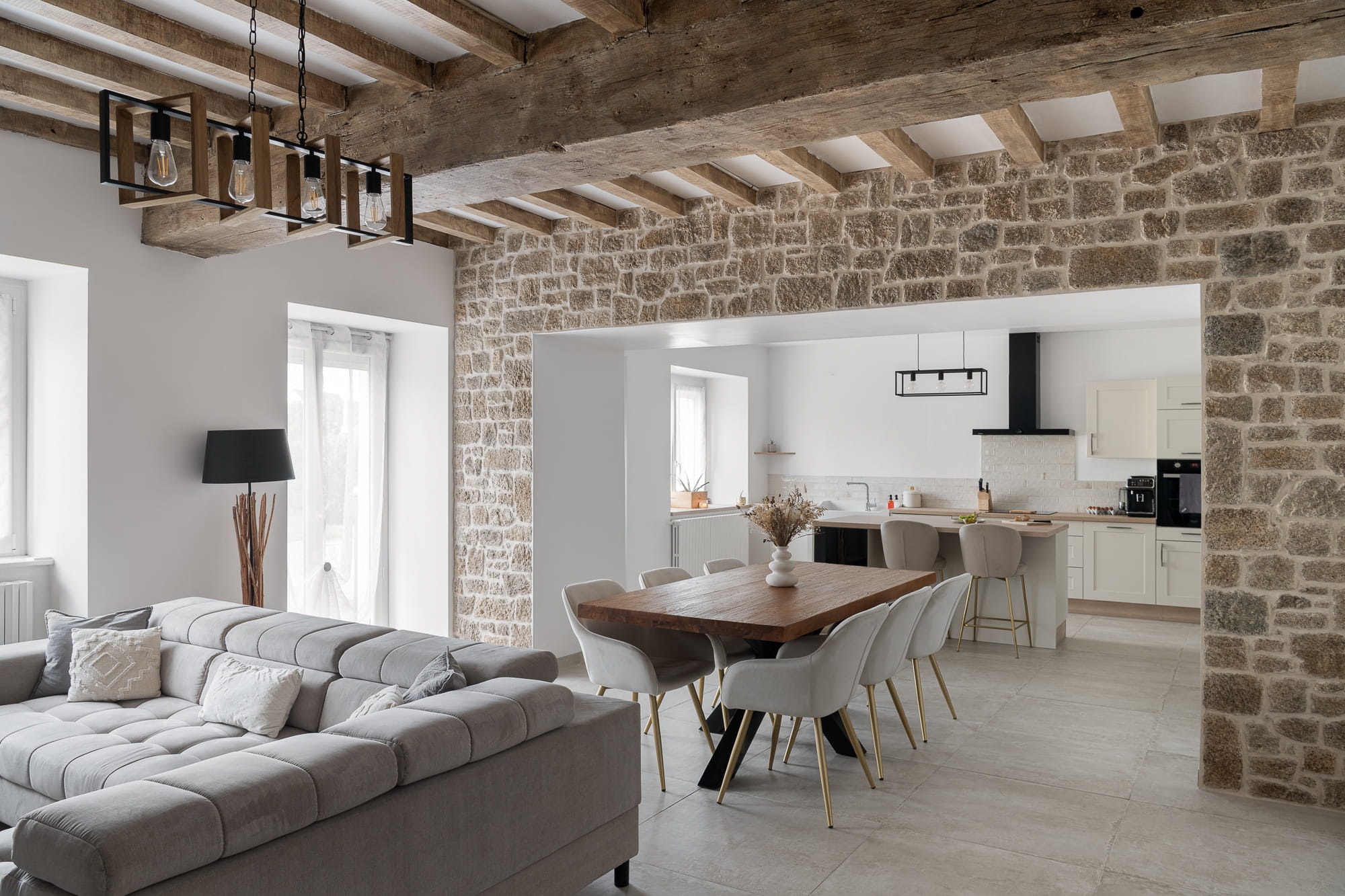 Rénovation d'une longère en Bretagne avec la collection de parement GRANIT ORSOL